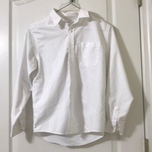 Every boy needs a white dress shirt.